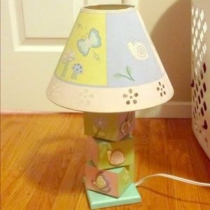 Colorful Kids Lamp With Moveable Base